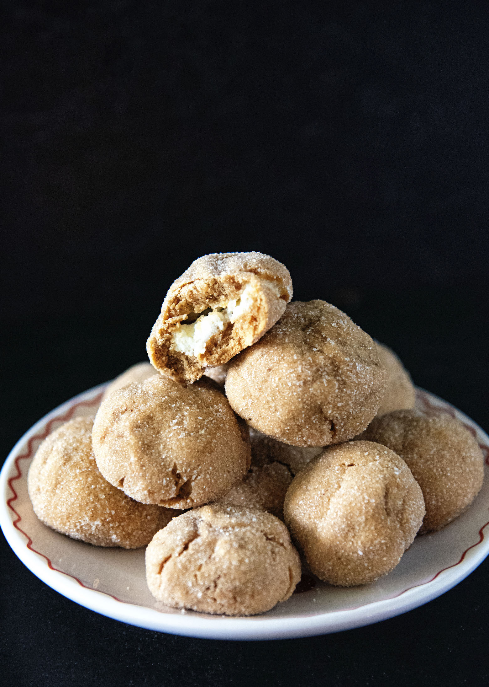 Gingerbread Lemon Cream Cheese Cookies