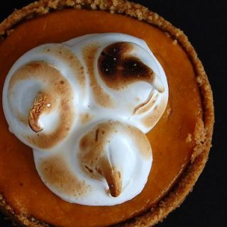 Honey Pumpkin Meringue Tart