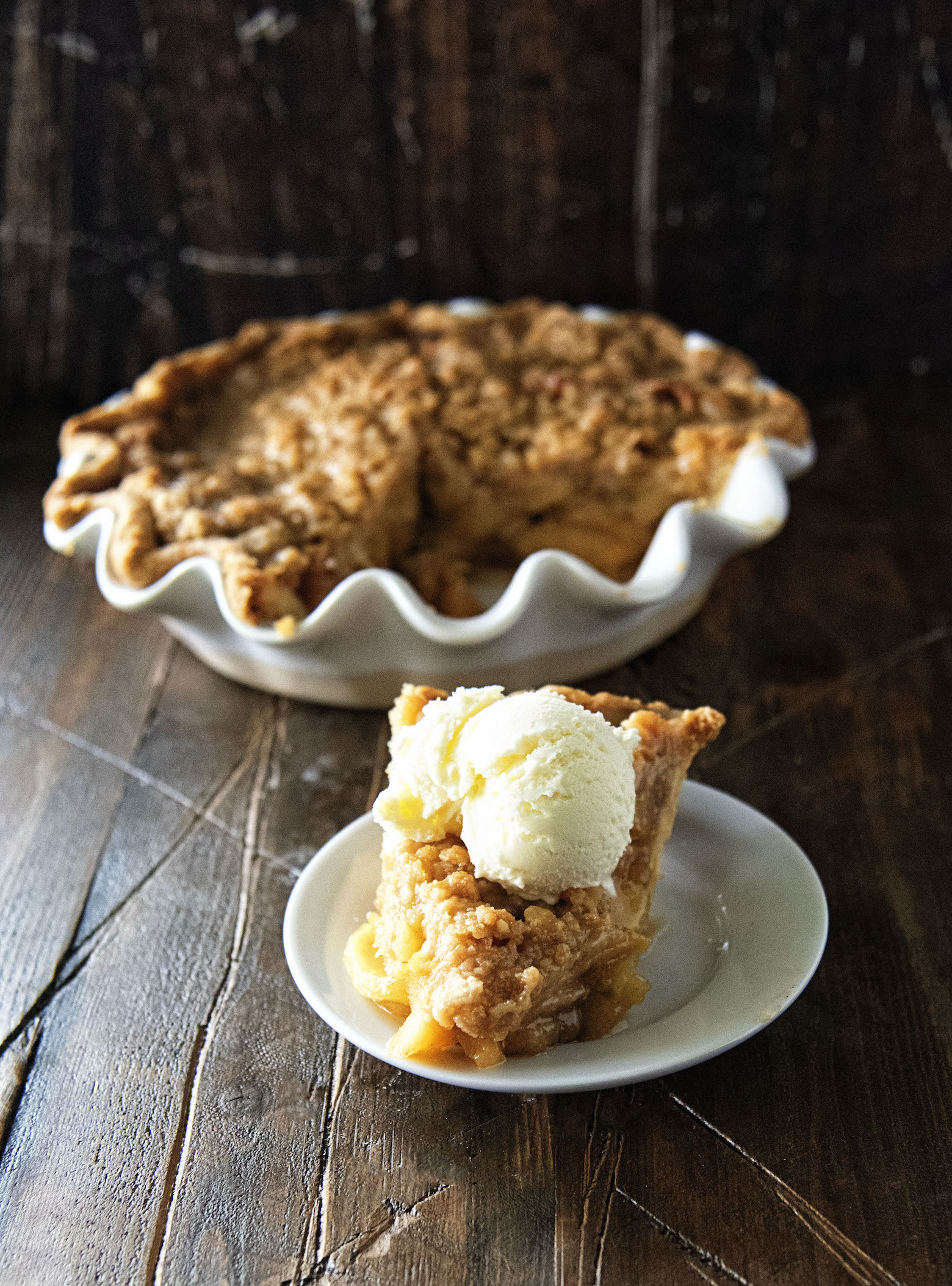 Hot Buttered Rum Apple Pie