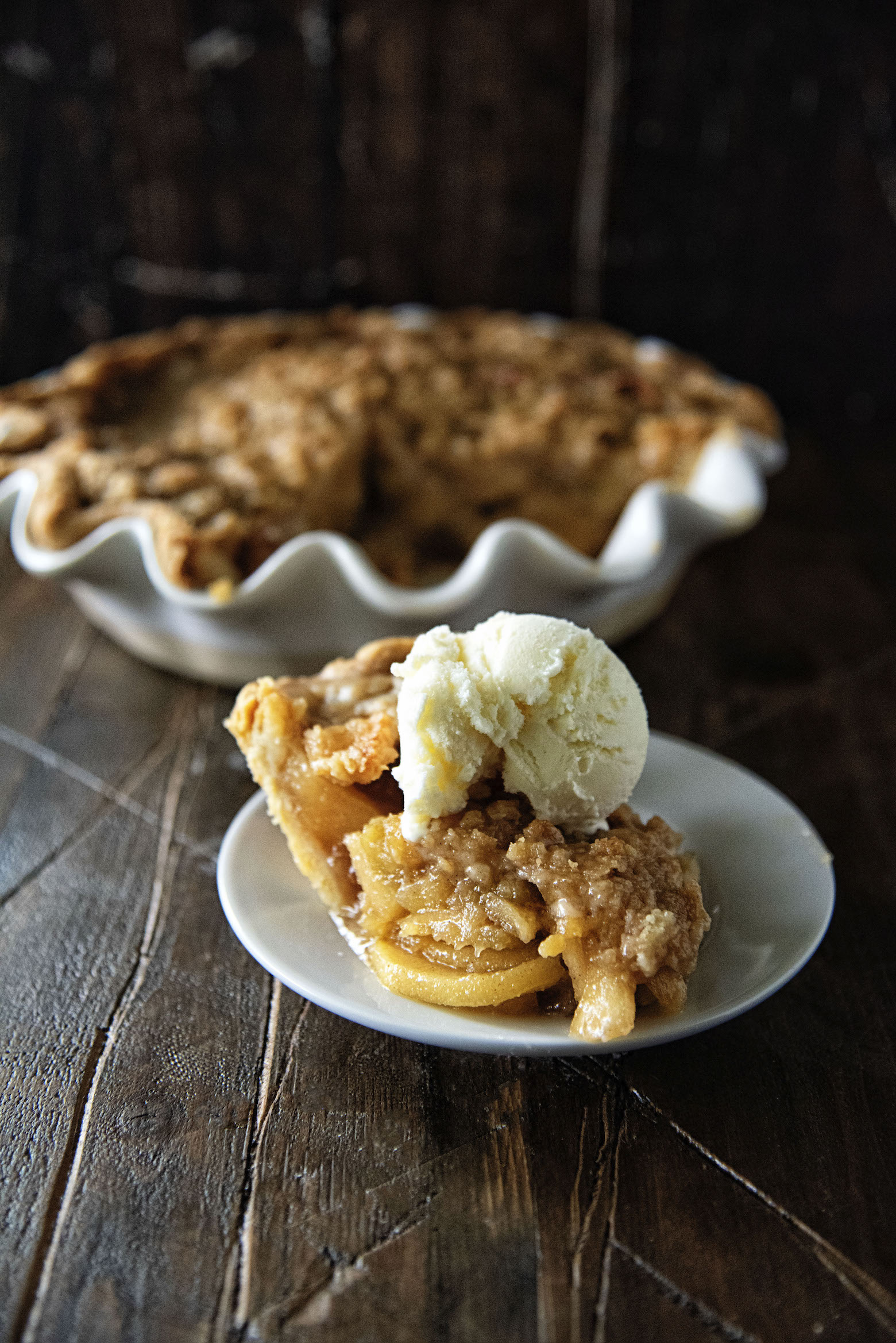 Hot Buttered Rum Apple Pie