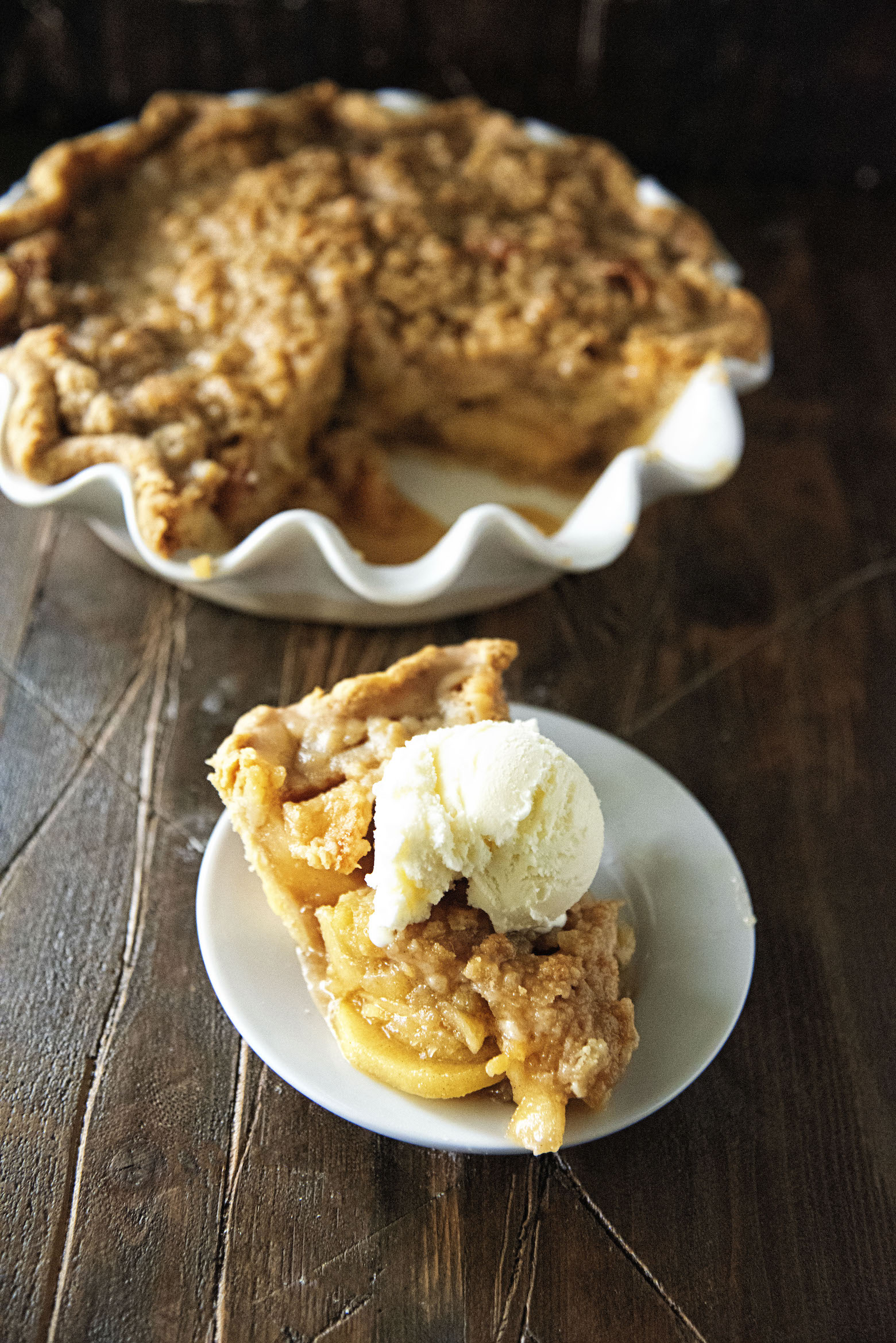 Hot Buttered Rum Apple Pie