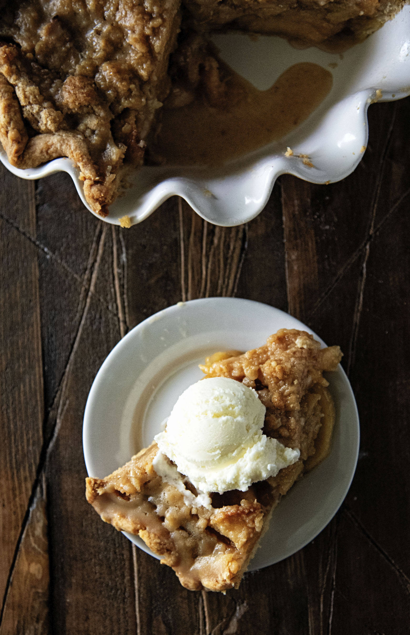 Hot Buttered Rum Apple Pie