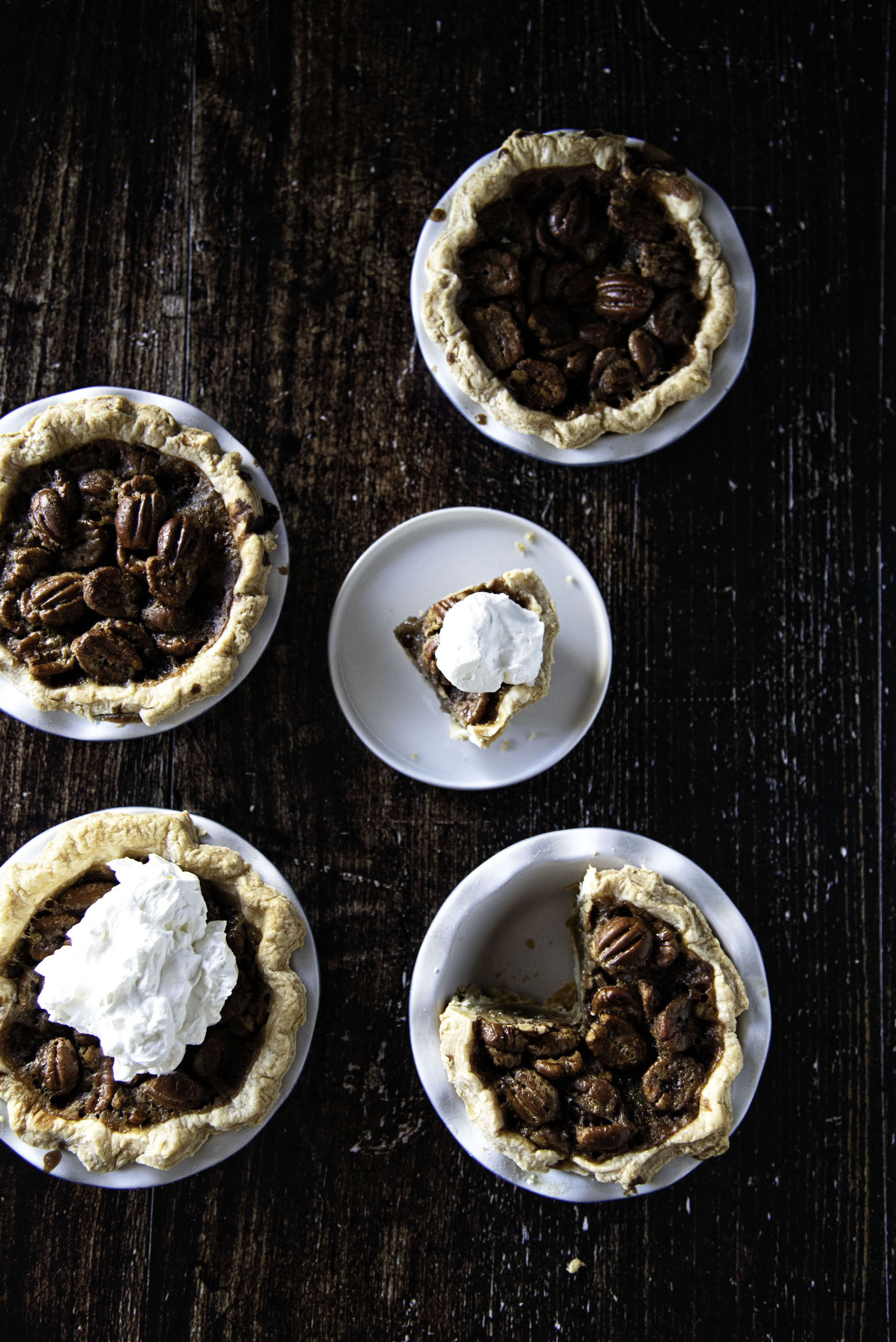 Mini Pecan Bourbon Pies