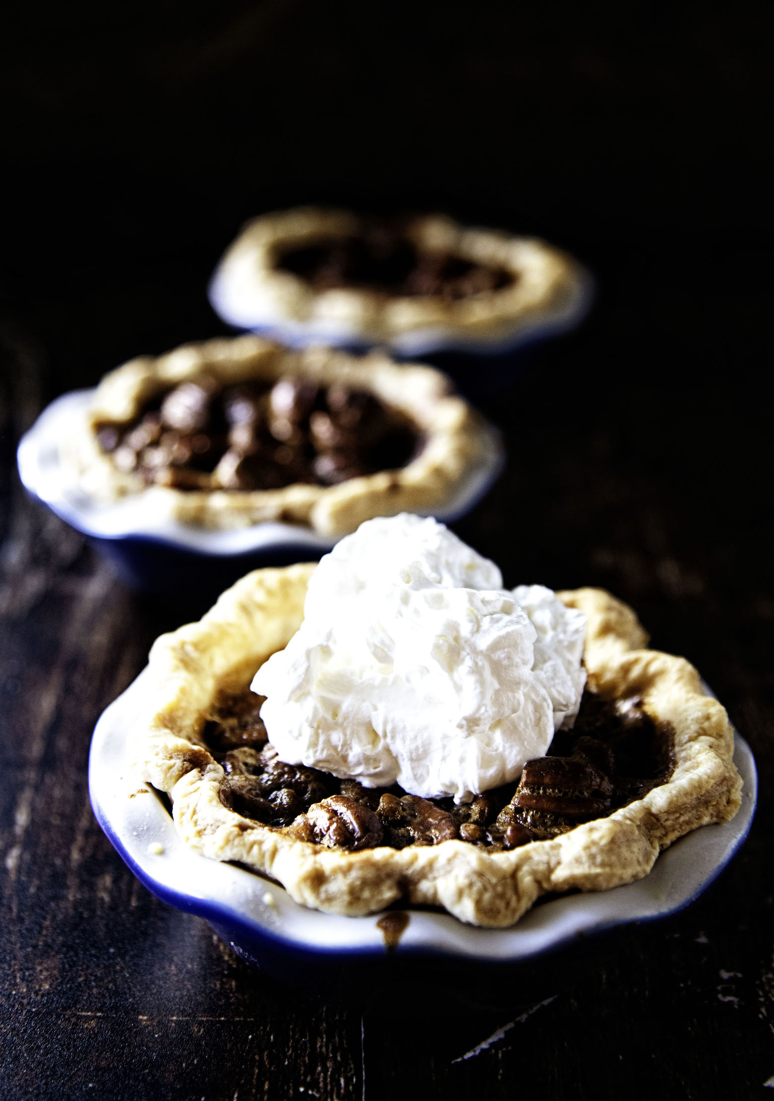 Mini Pecan Bourbon Pies