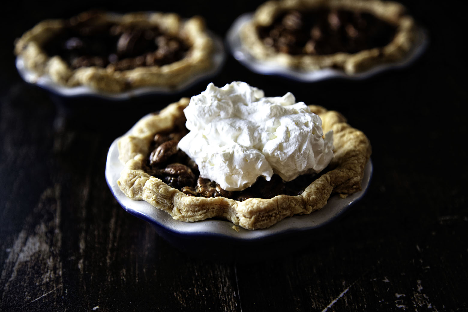 Mini Pecan Bourbon Pies