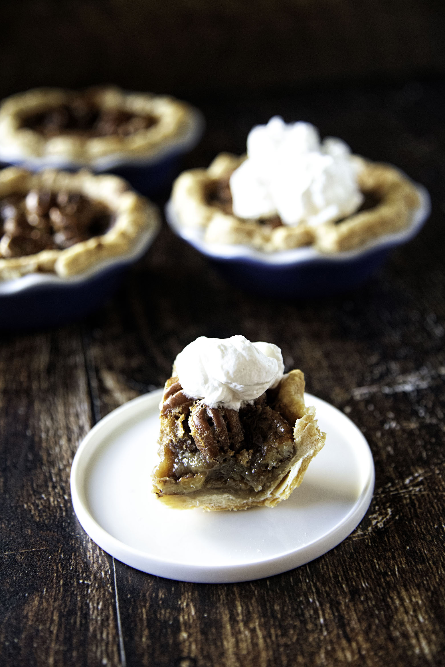 Mini Pecan Bourbon Pies