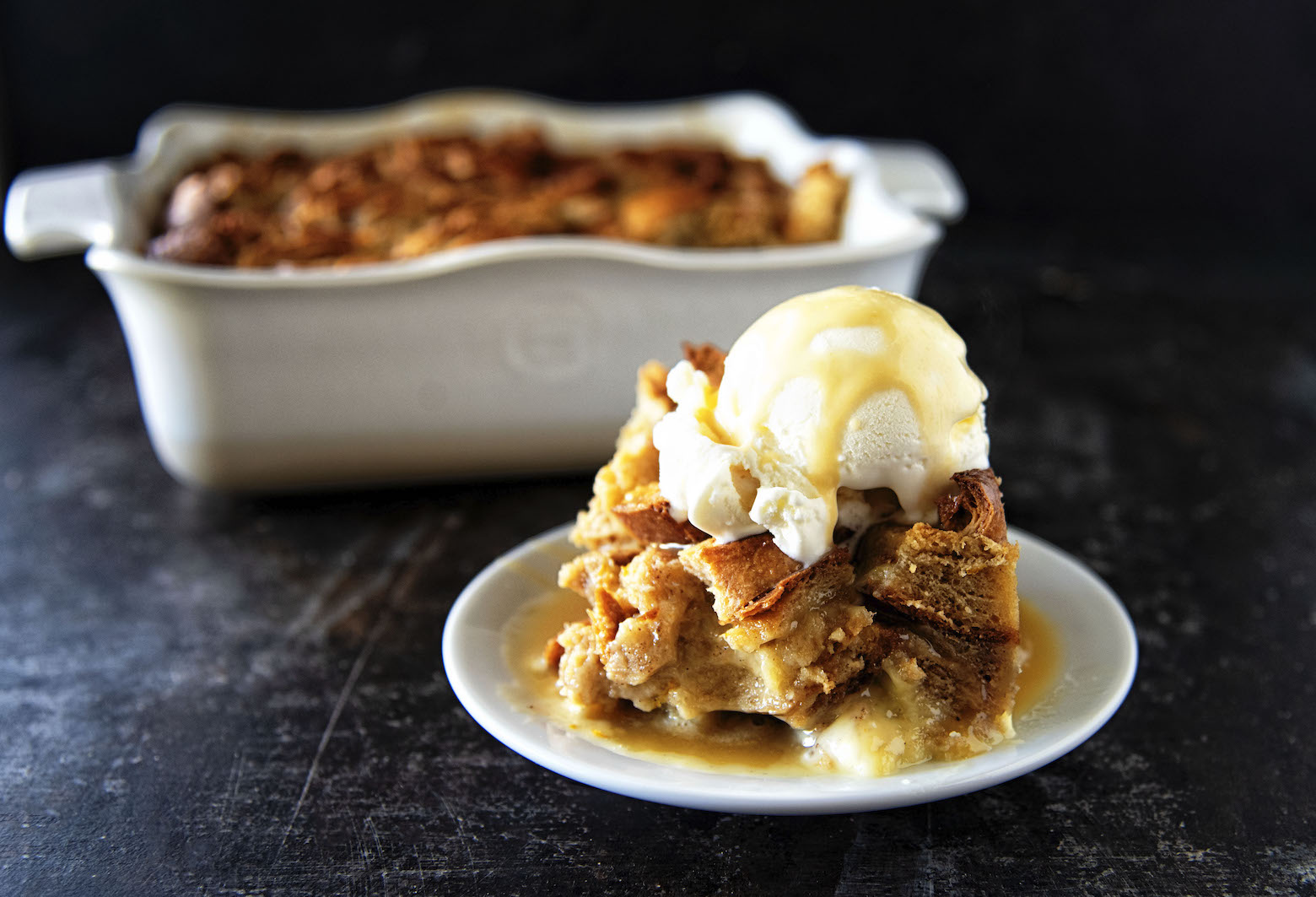 Molasses Spice Orange Bread Pudding