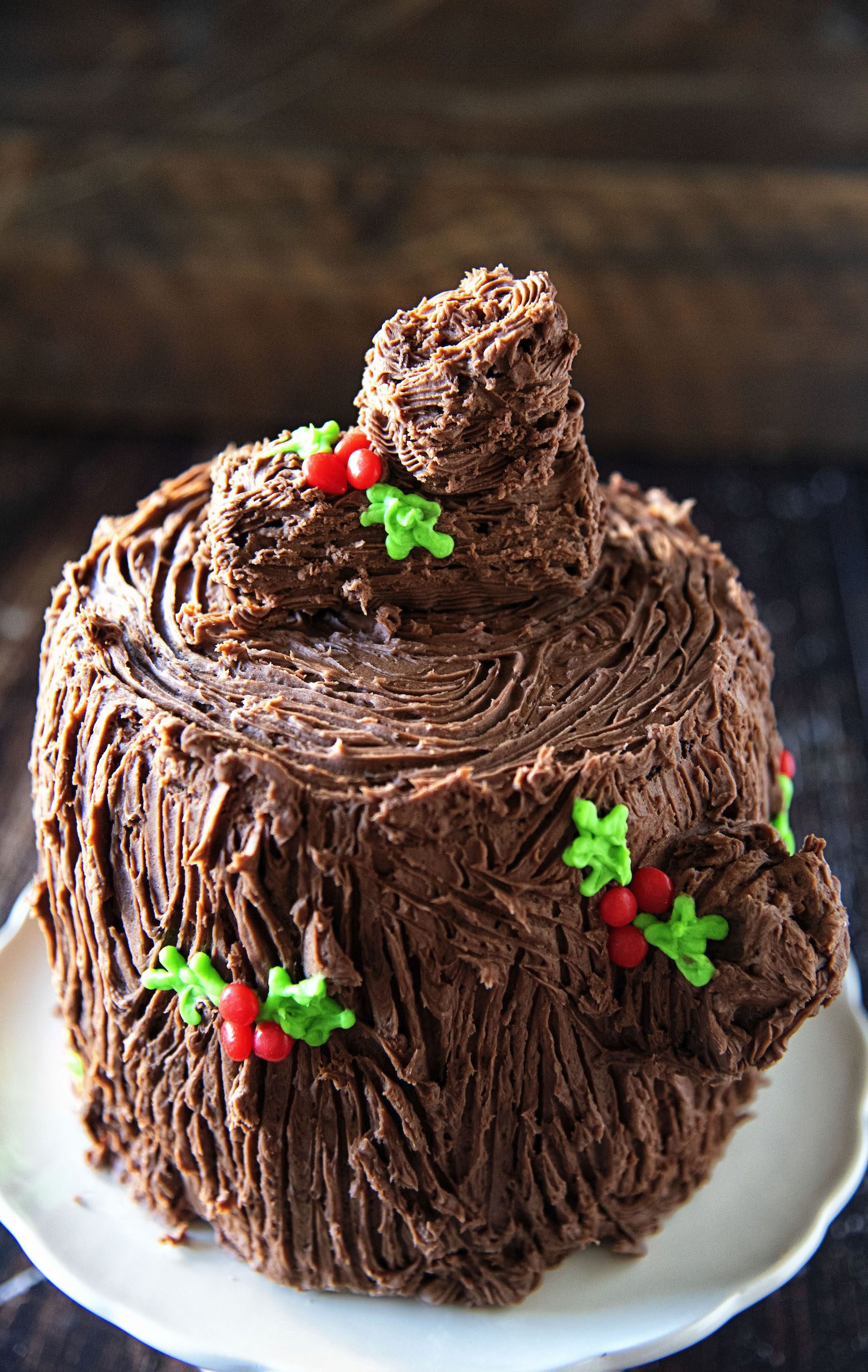 Yule Log Layer Cake