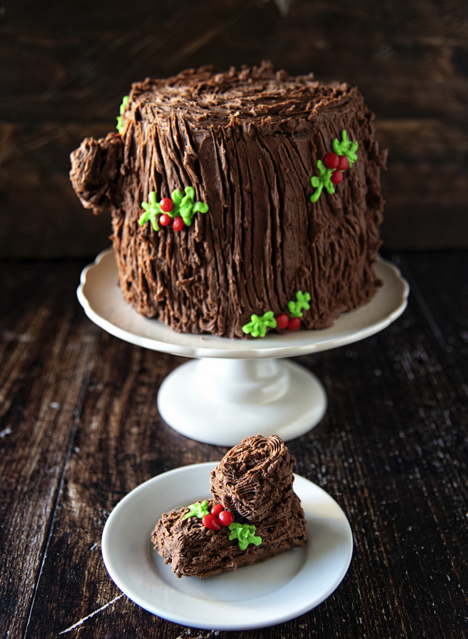 Yule Log Layer Cake