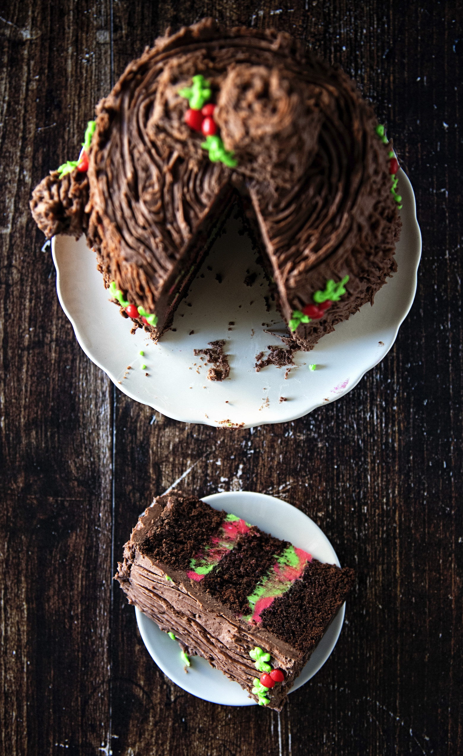 Yule Log Layer Cake