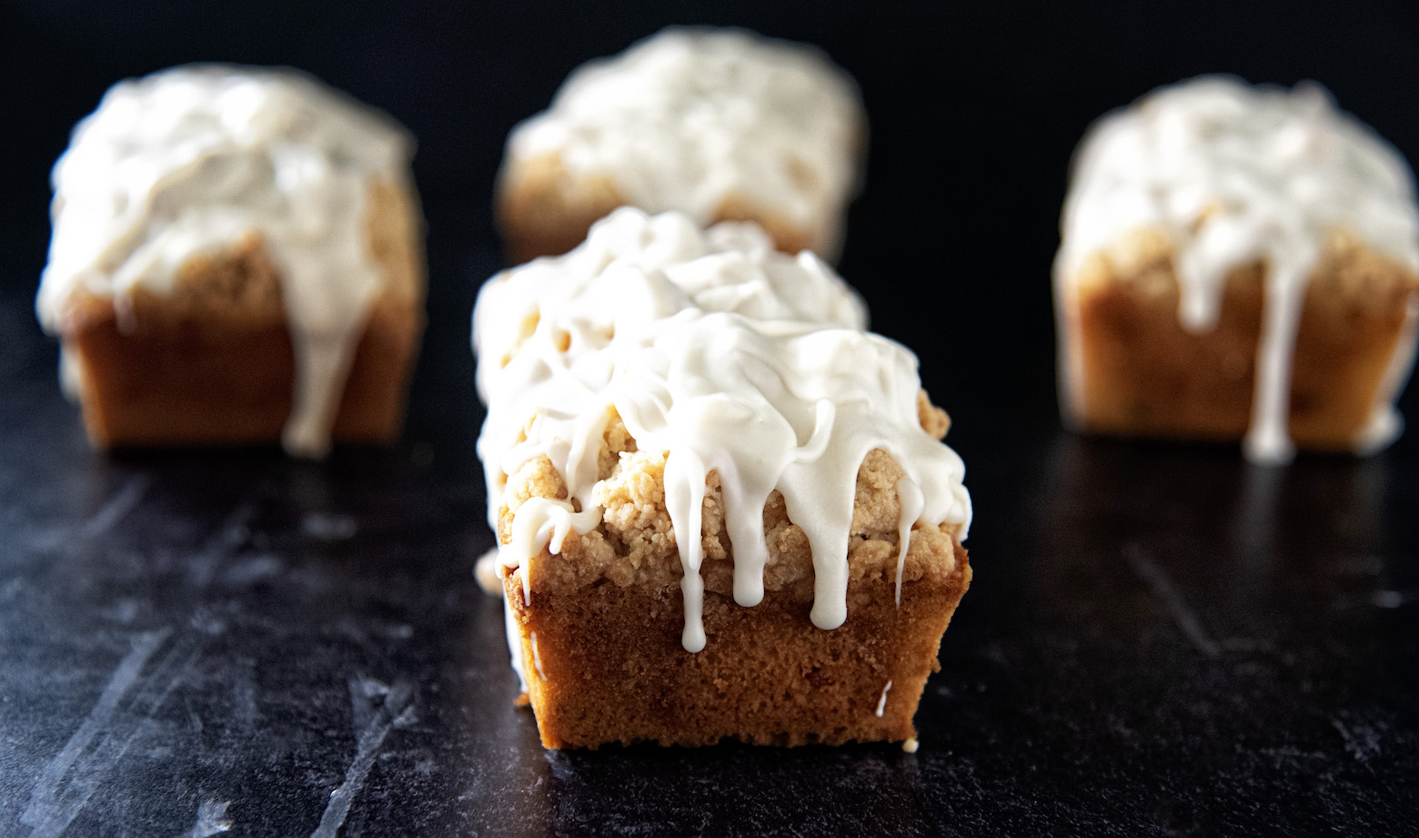 Bourbon Fruitcake Crumb Cake 