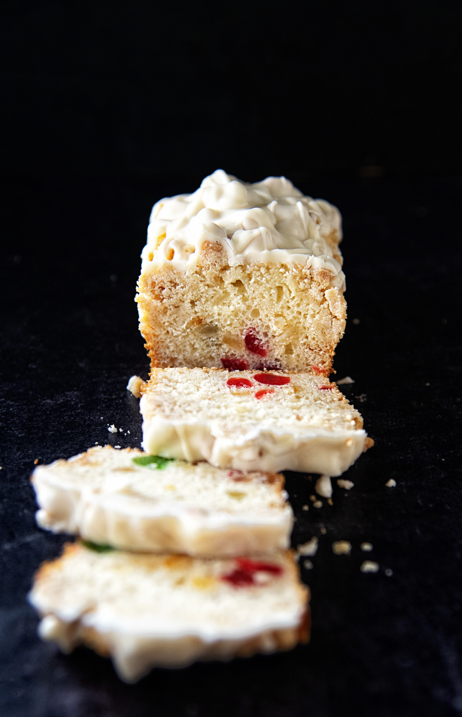 Bourbon Fruitcake Crumb Cake 