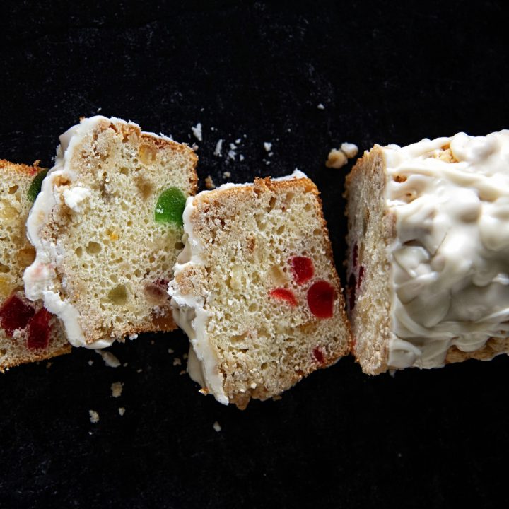 Bourbon Fruitcake Crumb Cake 