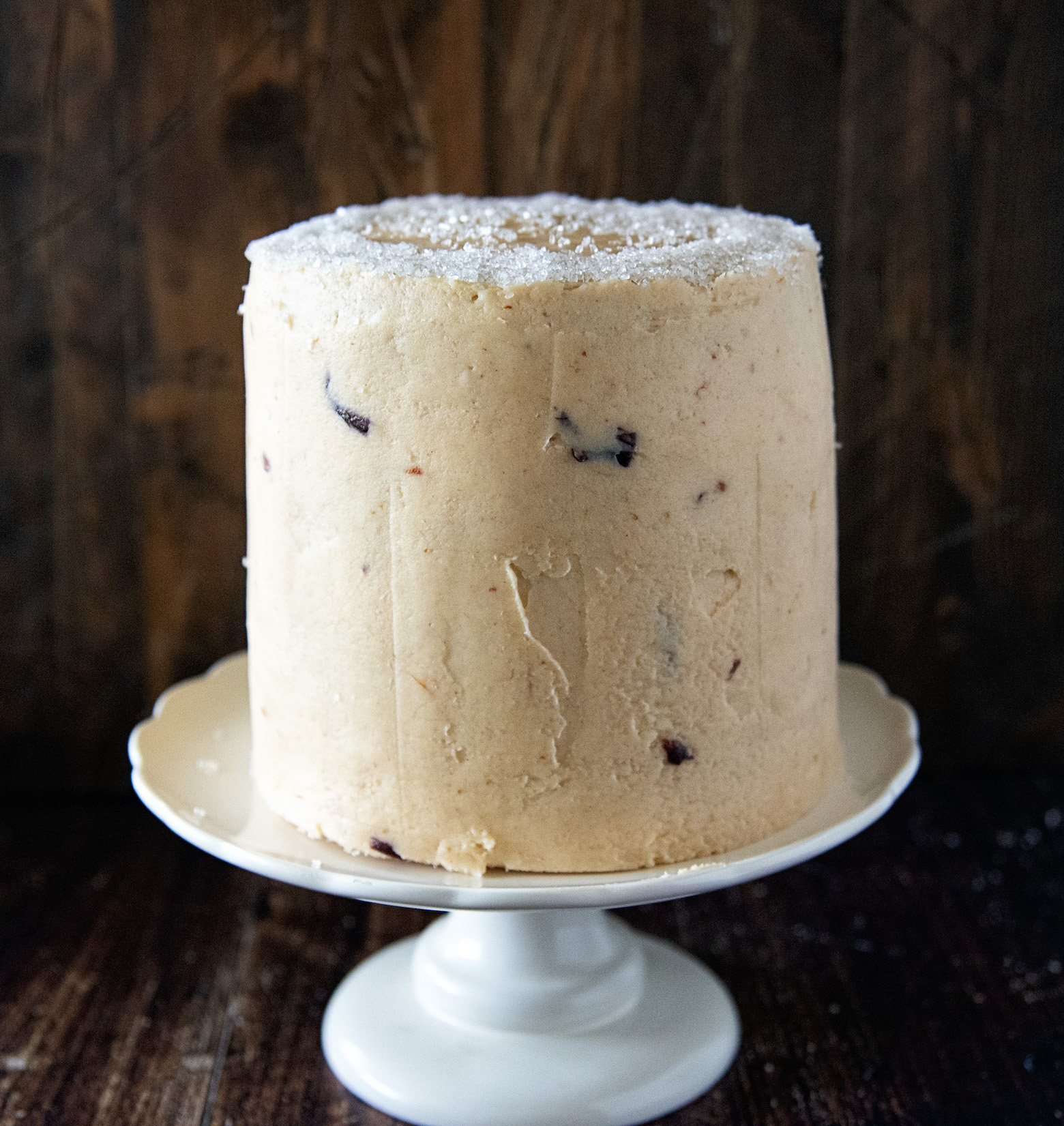 Gingerbread Sugar Plum Layer Cake