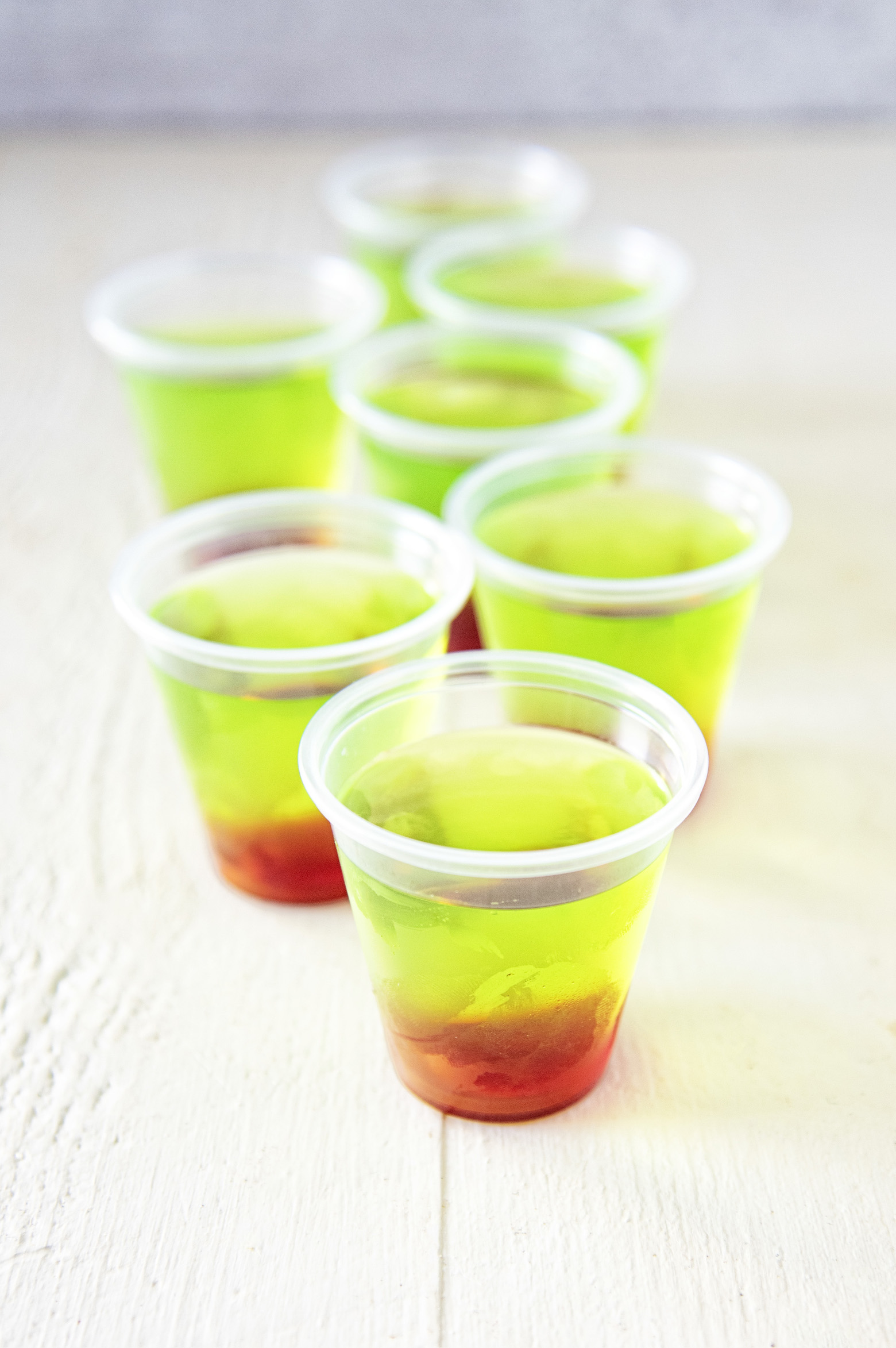 Grinch Jell-O Shots 