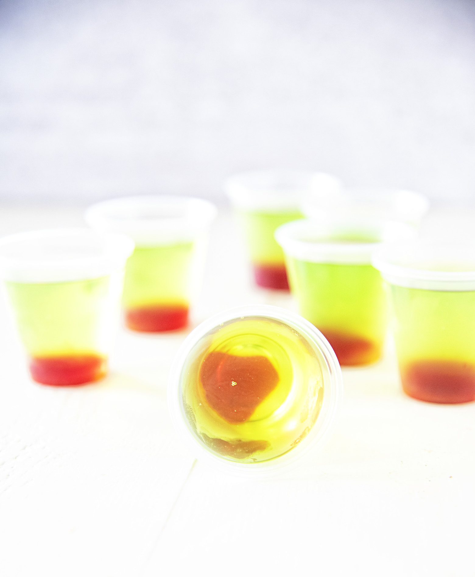 Grinch Jell-O Shots 