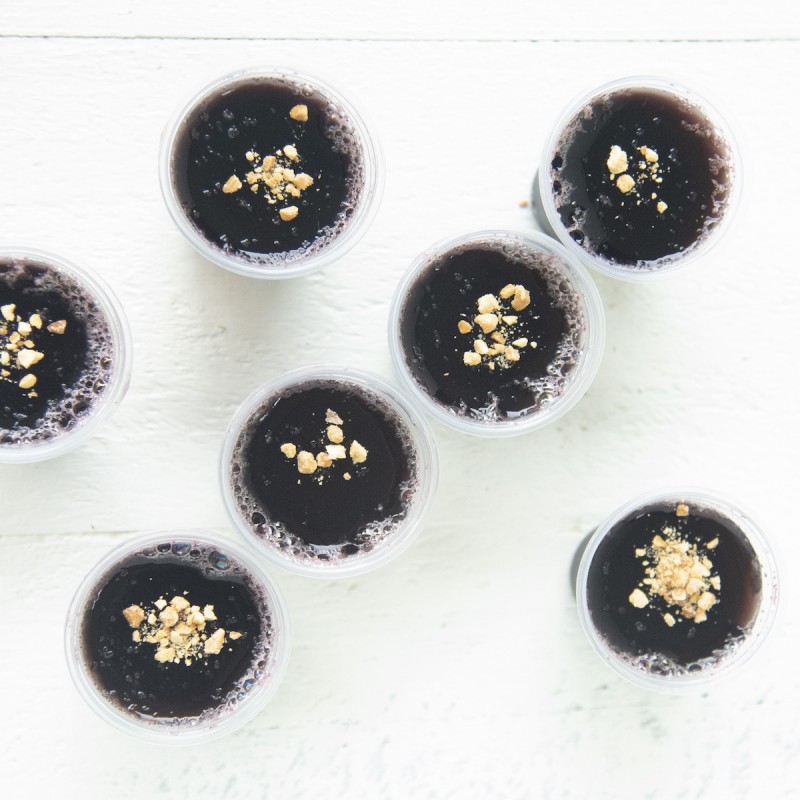 Peanut Butter Grape Jelly JellO Shots Sweet ReciPEAs