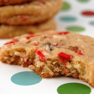 Peppermint Crunch-Milk Chocolate Chip Cookies