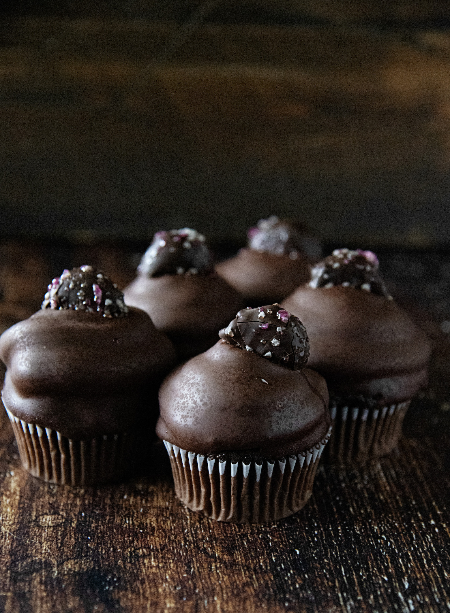 Peppermint Mocha Latte Cupcakes