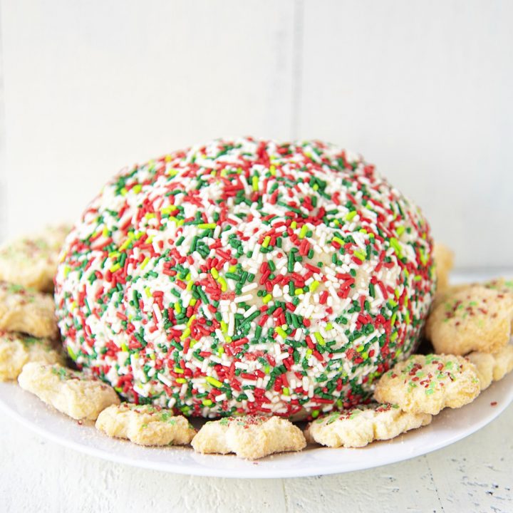 Sugar Cookie Cheesecake Cheeseball