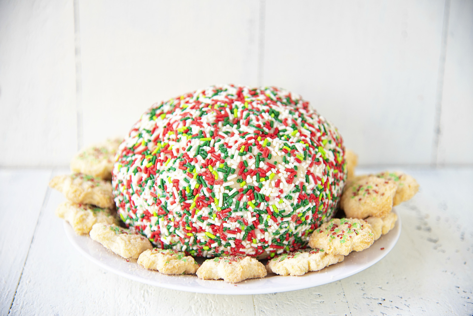 Sugar Cookie Cheesecake Cheeseball