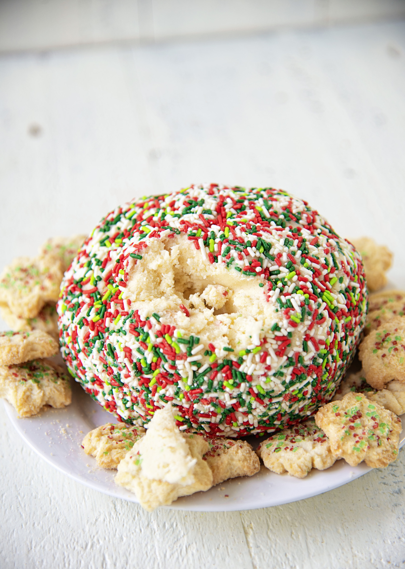 Sugar Cookie Cheesecake Cheeseball