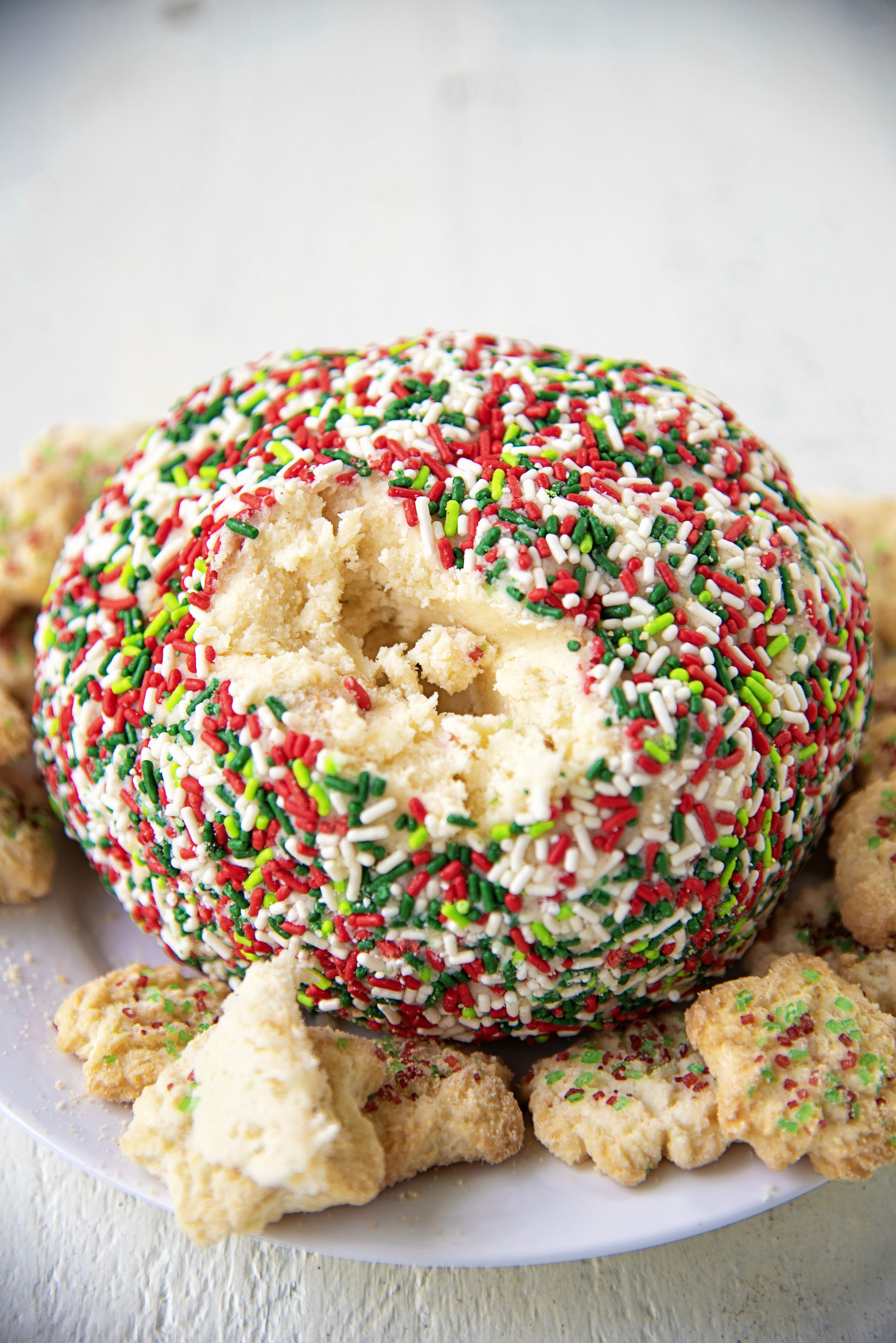 Sugar Cookie Cheesecake Cheeseball 