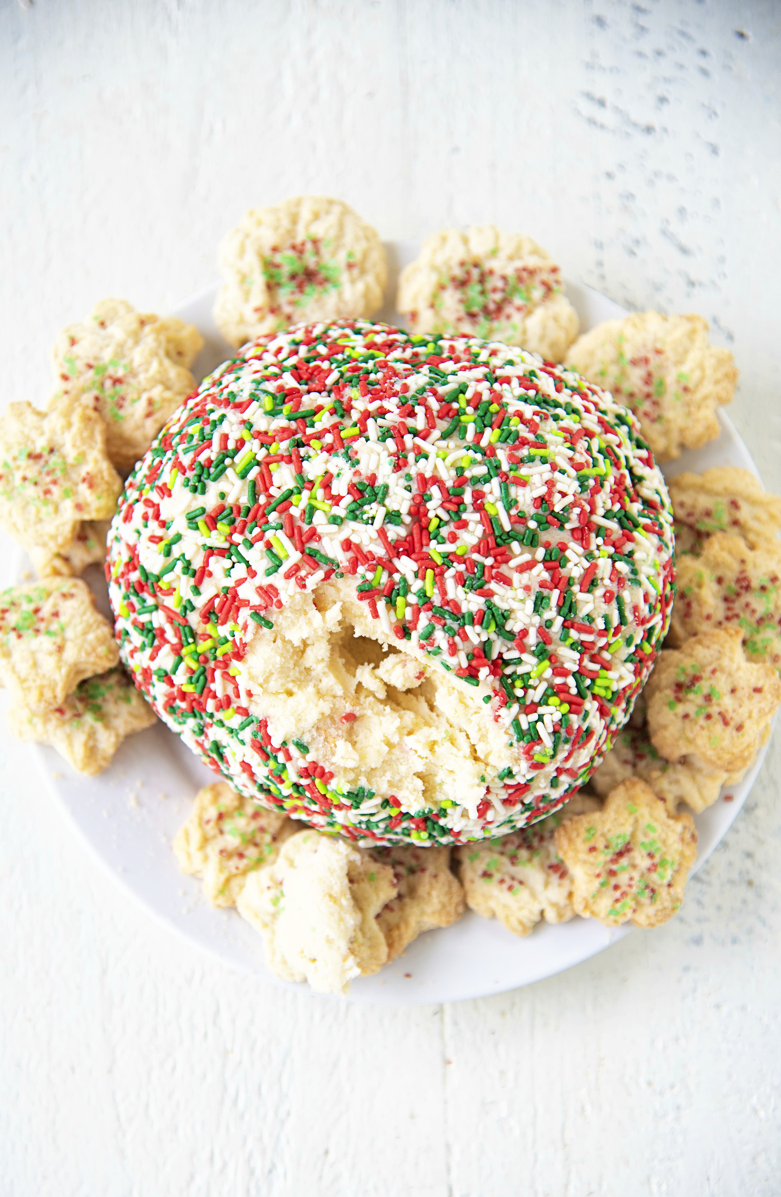 Sugar Cookie Cheesecake Cheeseball