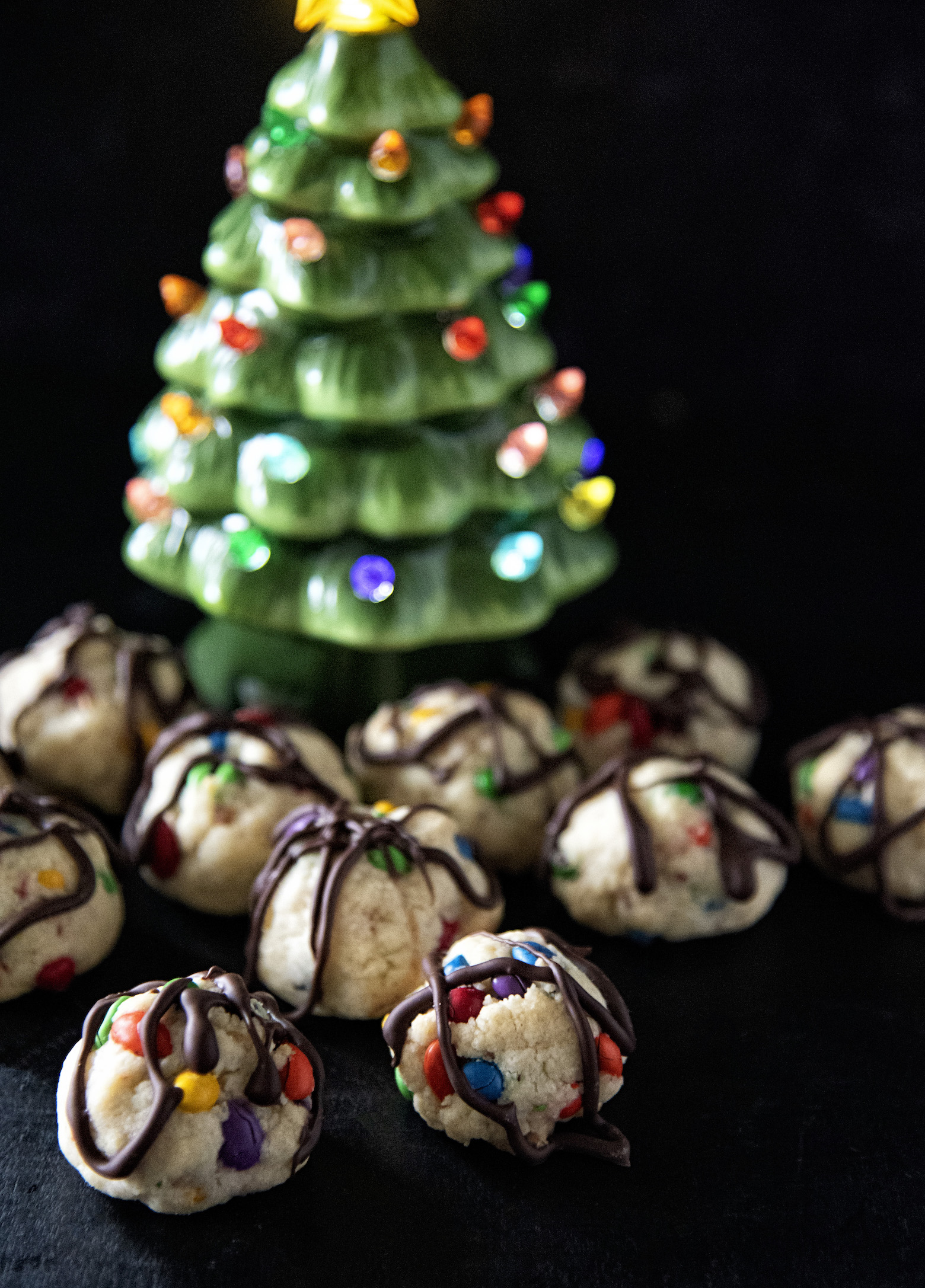 Tangled Christmas Lights Cookies