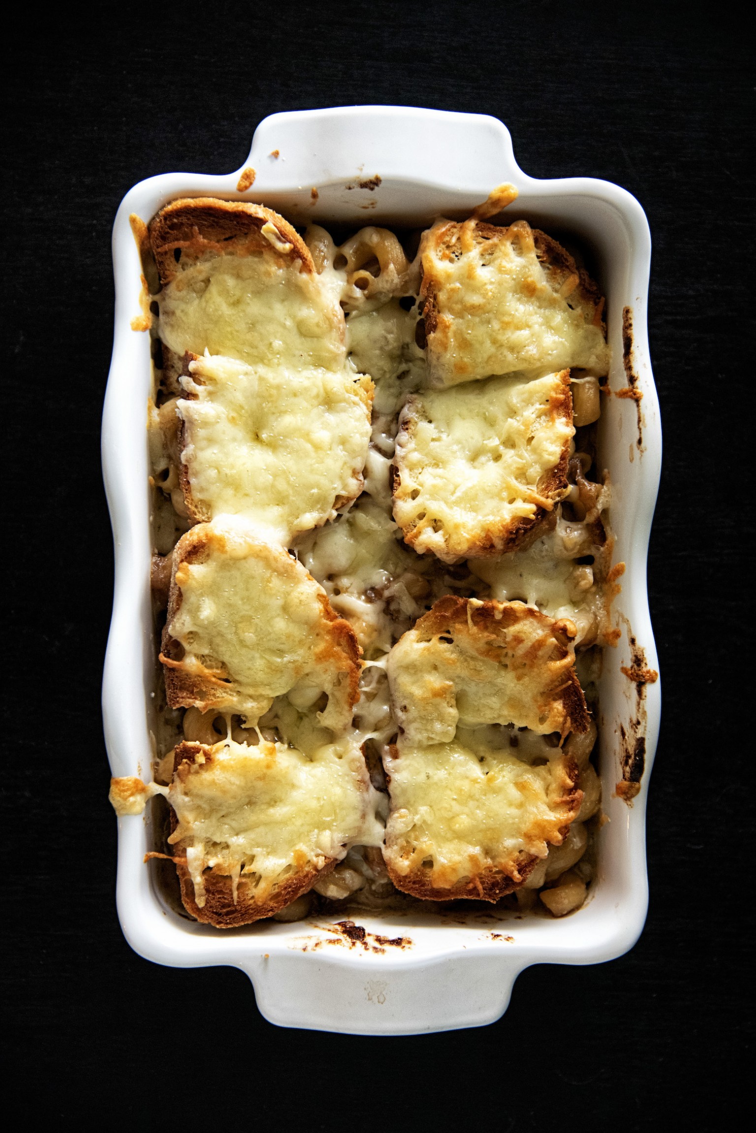 French Onion Soup Baked Pasta