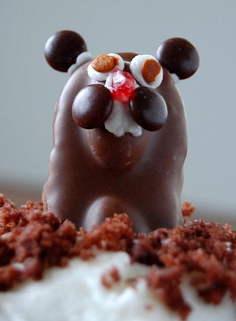 Groundhog Day Cupcakes