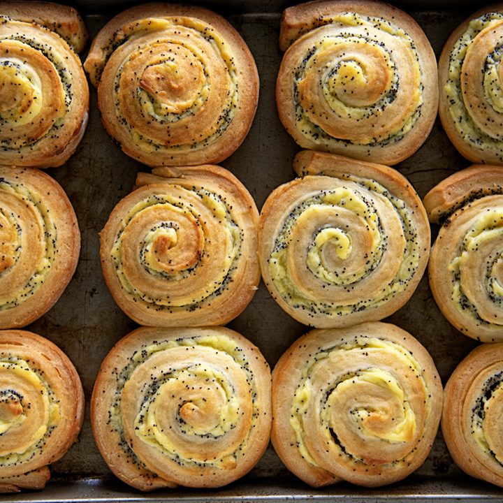 Lemon Poppyseed Sweet Rolls