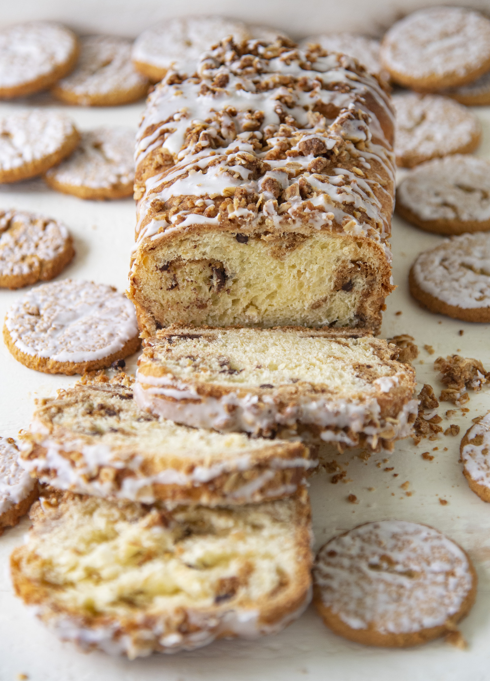 Oatmeal Chocolate Chip Cookie Babka