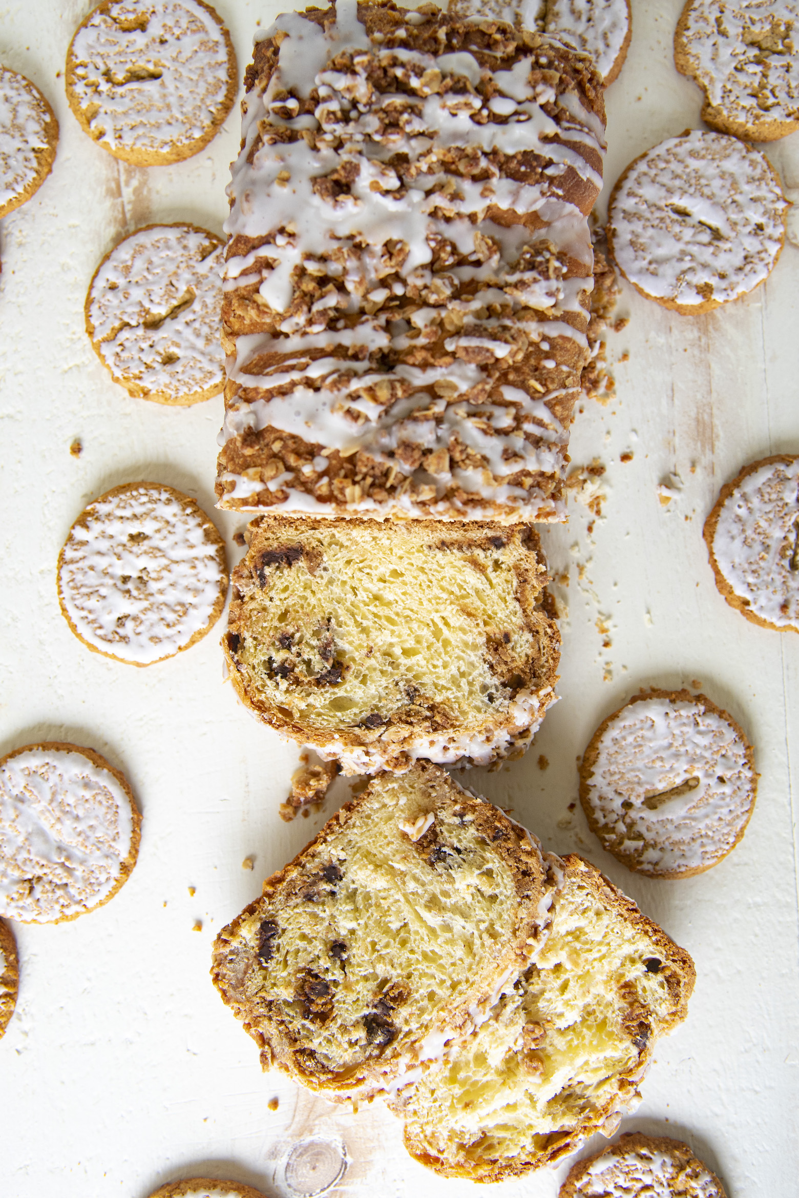 Oatmeal Chocolate Chip Cookie Babka