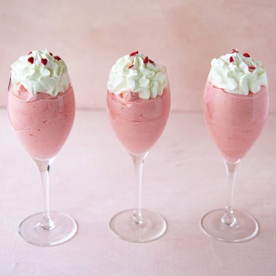 Strawberry Prosecco Gelatin Mold