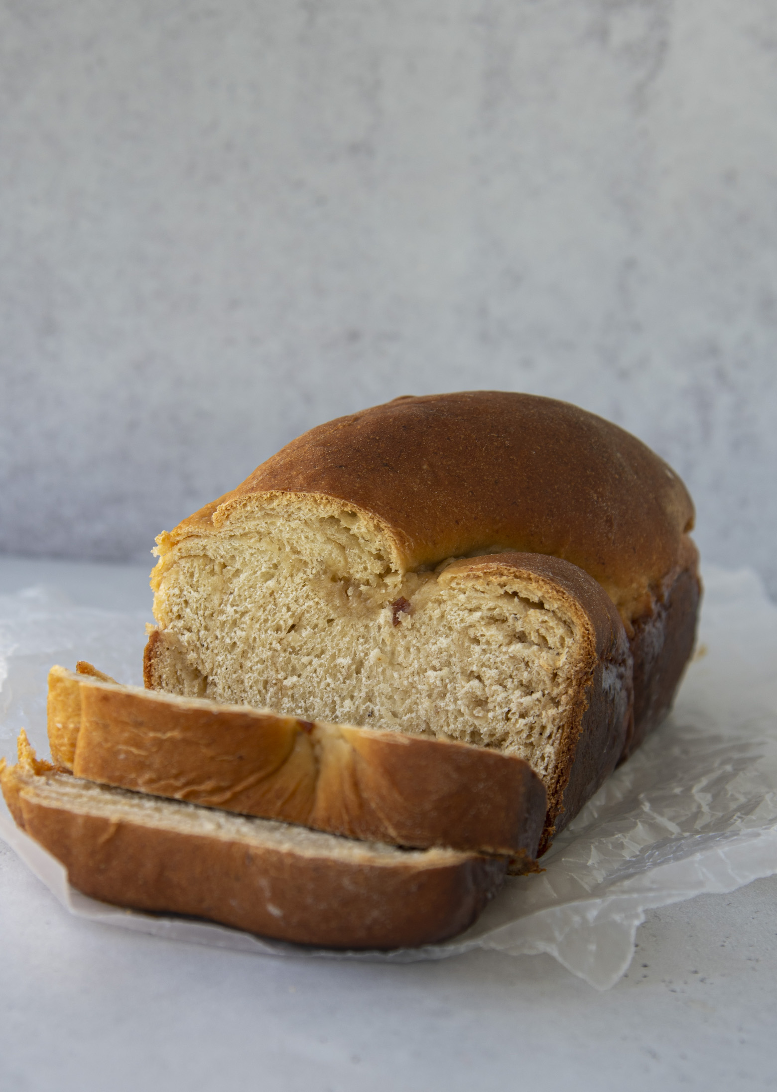 Brown Sugar Spiral Banana Bread 