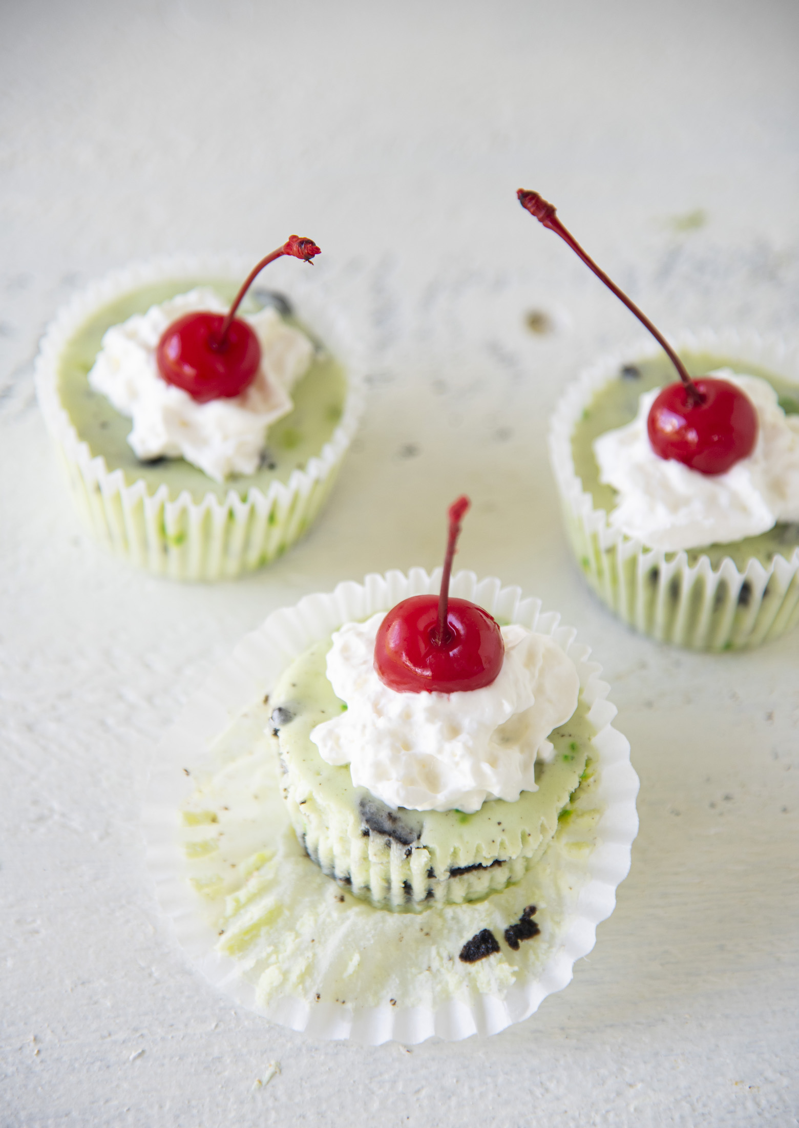Oreo Shamrock McFlurry Cheesecake Bites