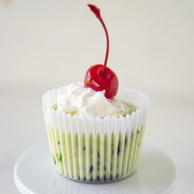 Oreo Shamrock McFlurry Cheesecake Bites