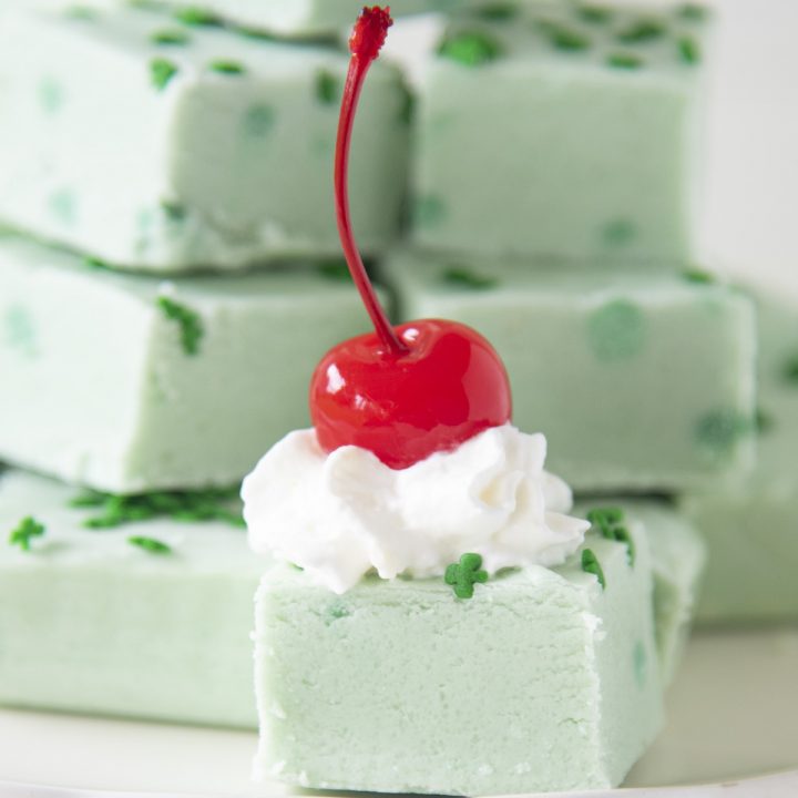 Shamrock Shake Fudge 