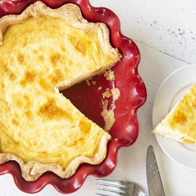 Vegetarian Triple Cheddar Quiche