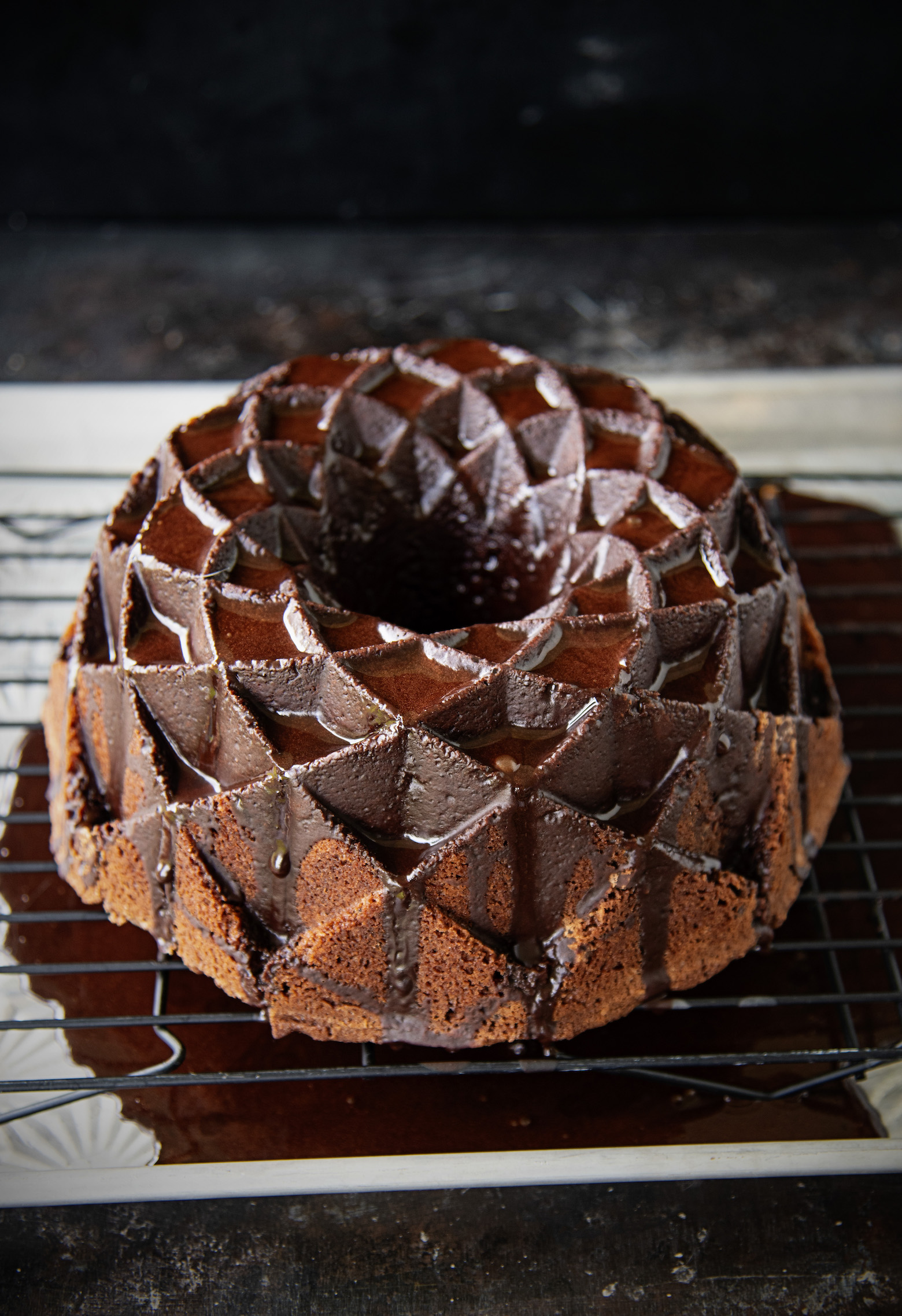 Bailey's Salted Caramel Chocolate Bundt Cake