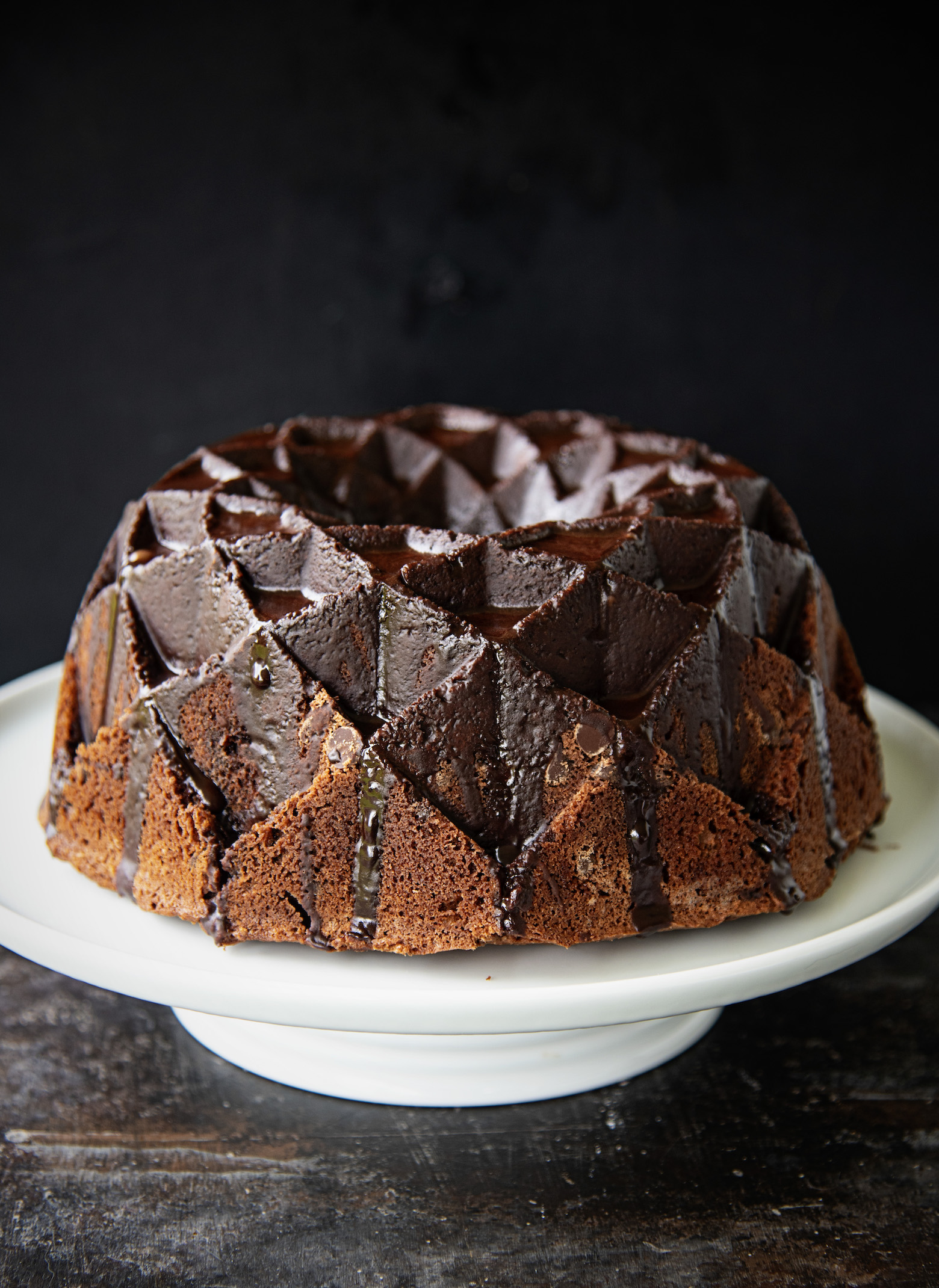 Bailey's Salted Caramel Chocolate Bundt Cake