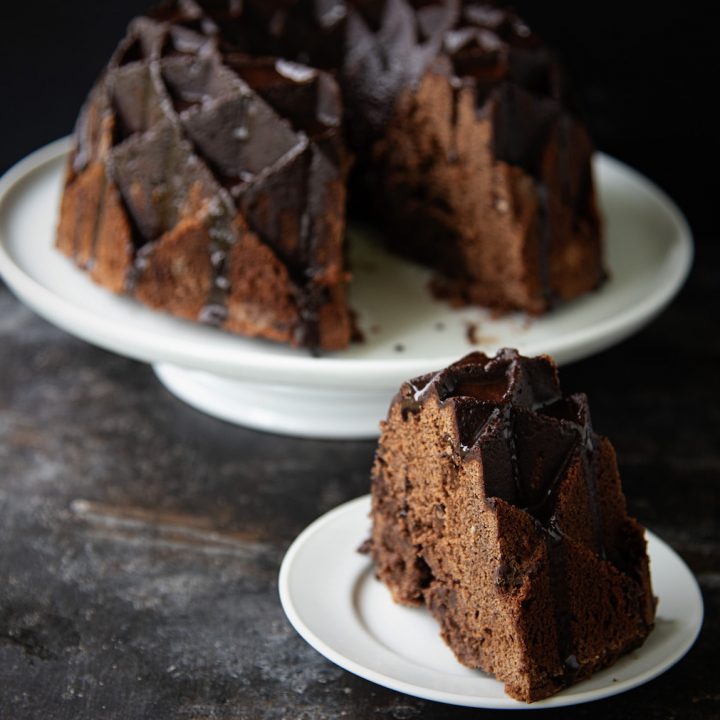 Bailey's Salted Caramel Chocolate Bundt Cake