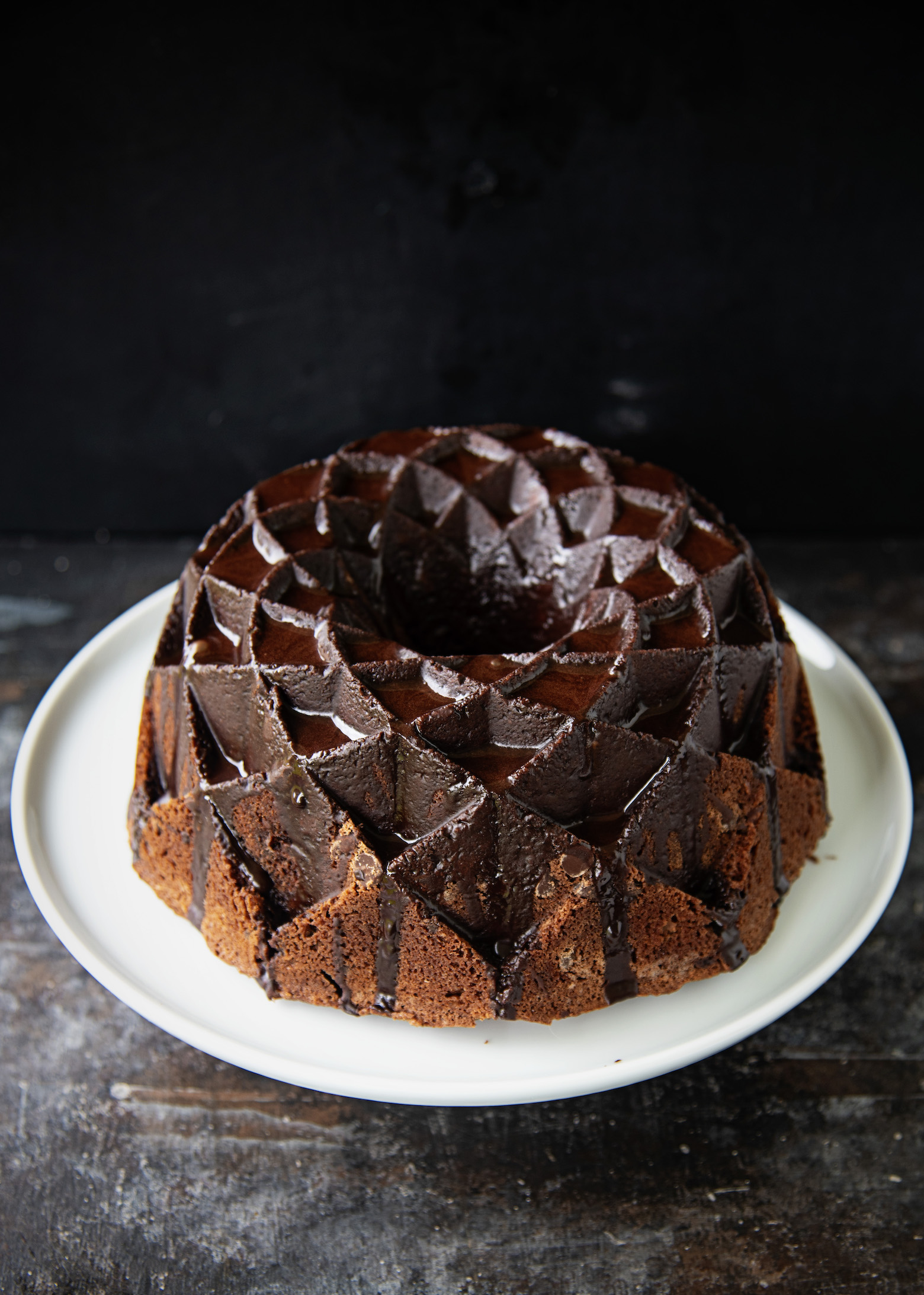 Bailey's Salted Caramel Chocolate Bundt Cake