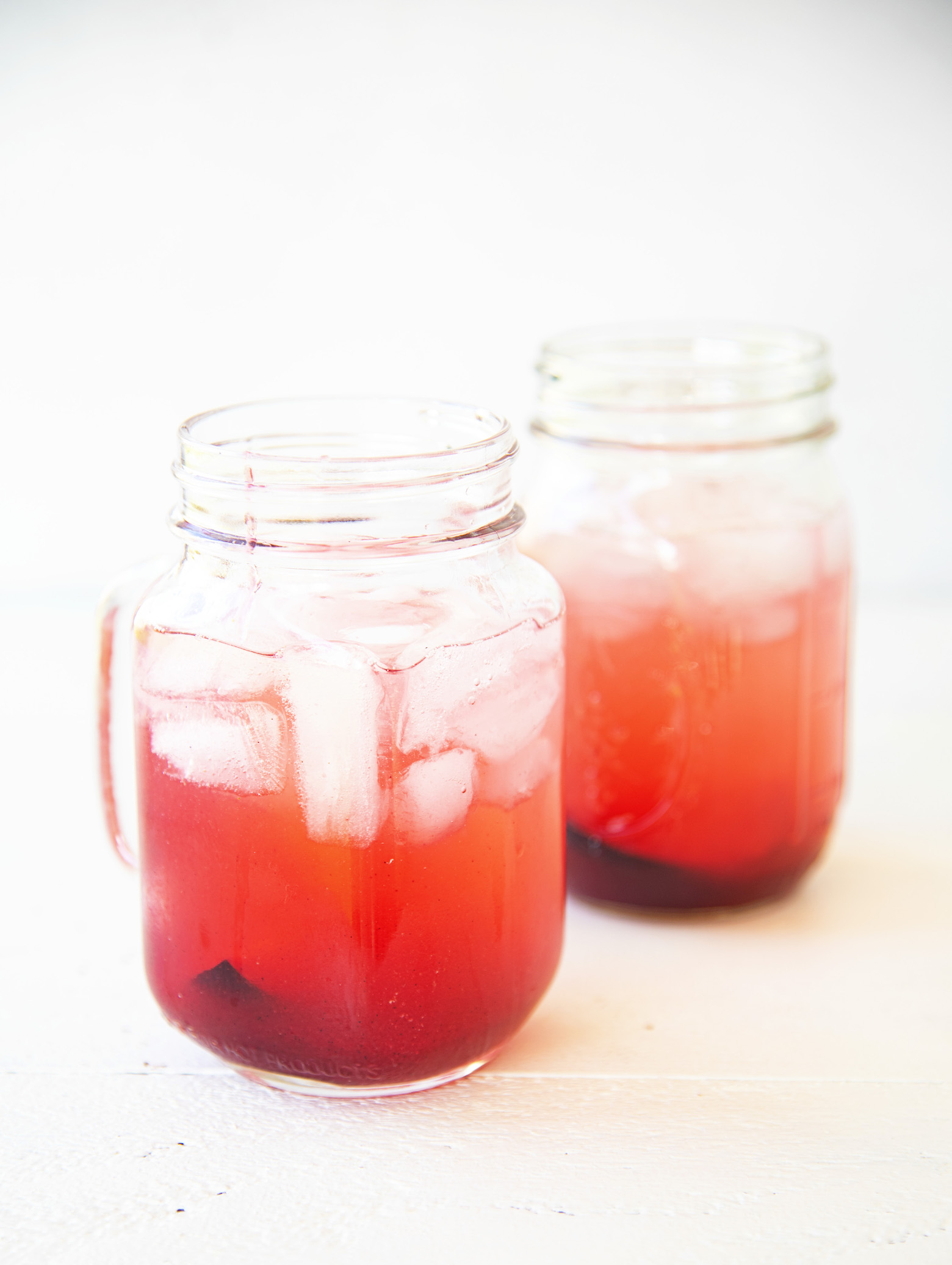 Fresh Plum Vanilla Bean Vodka Cocktail