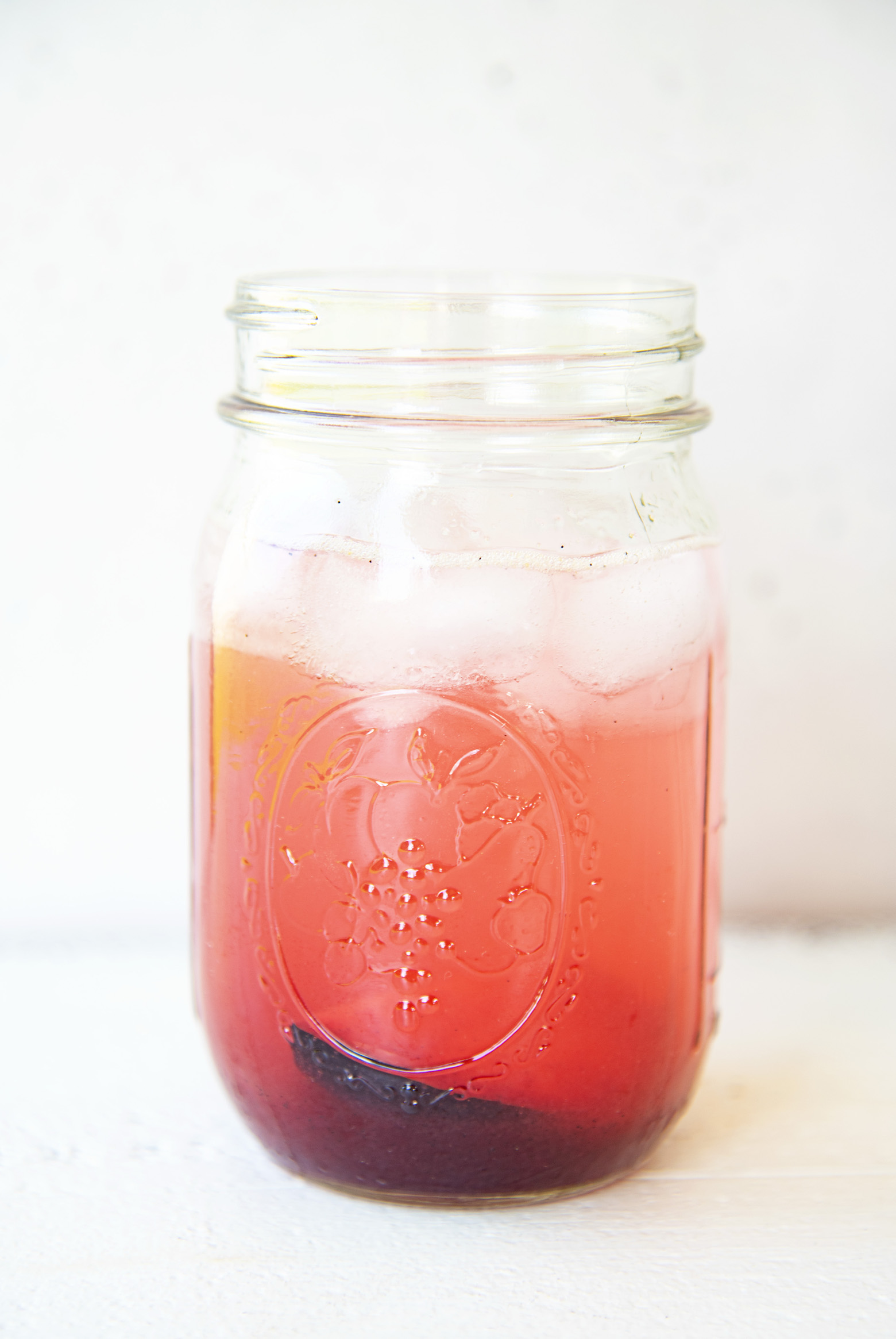 Fresh Plum Vanilla Bean Vodka Cocktail