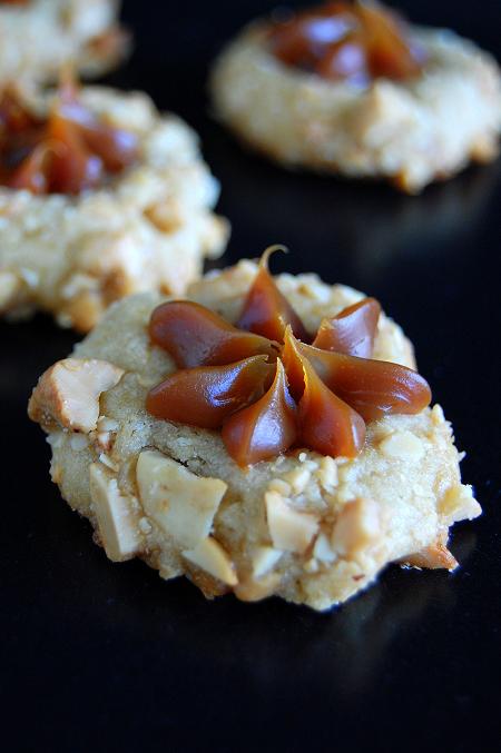 Dulce de Leche- Cashew Thumbprints