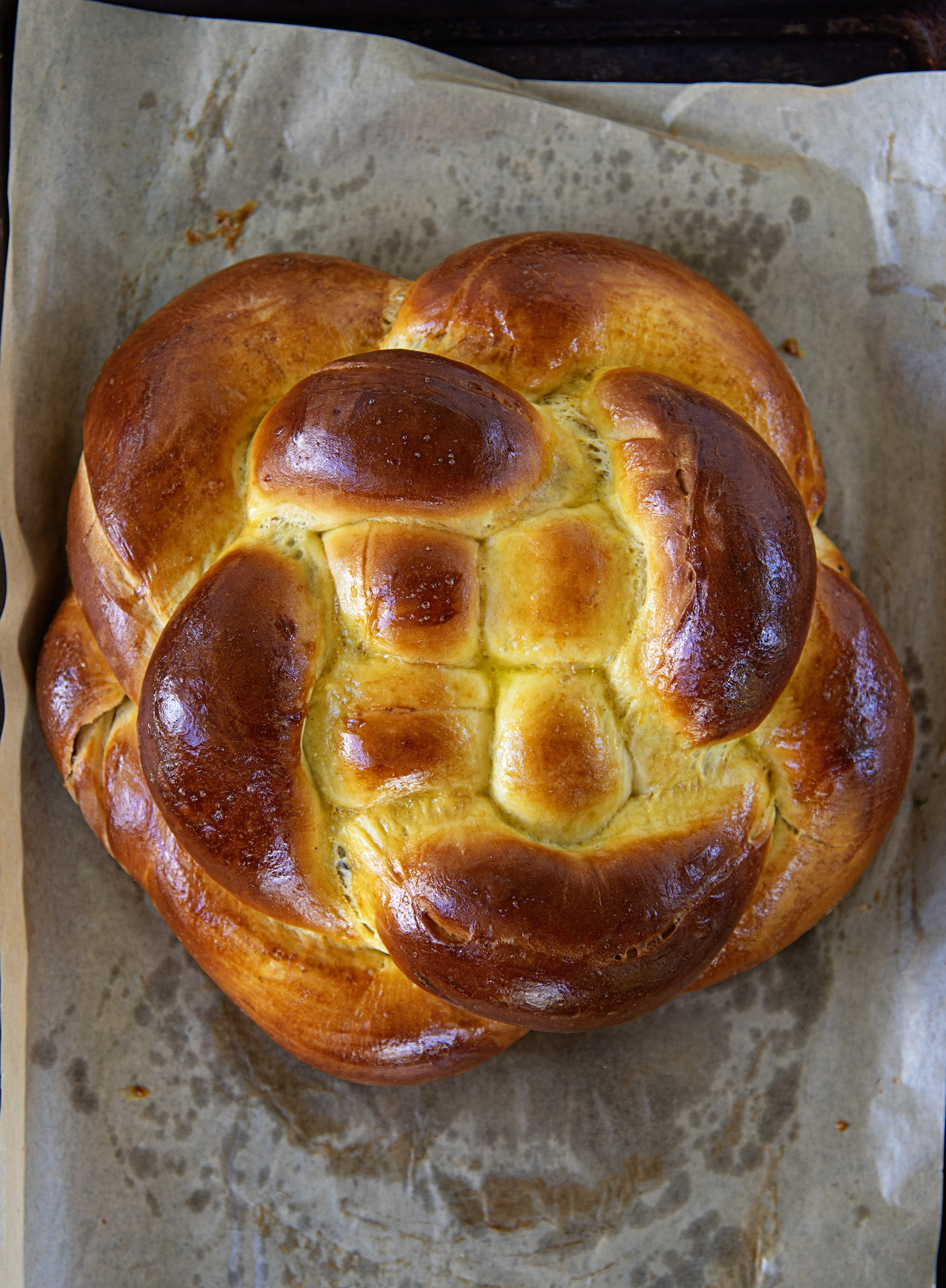 Orange Blossom Chocolate Challah Bread