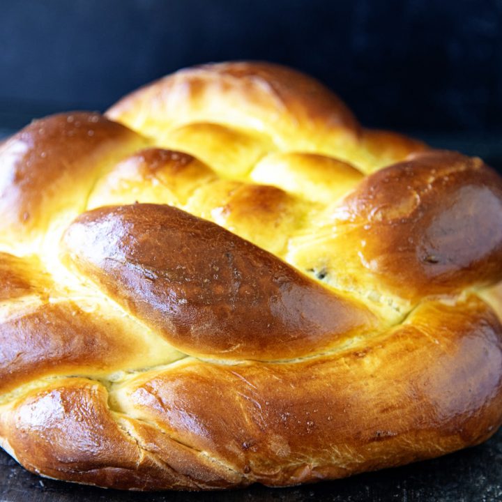 Orange Blossom Chocolate Challah Bread 