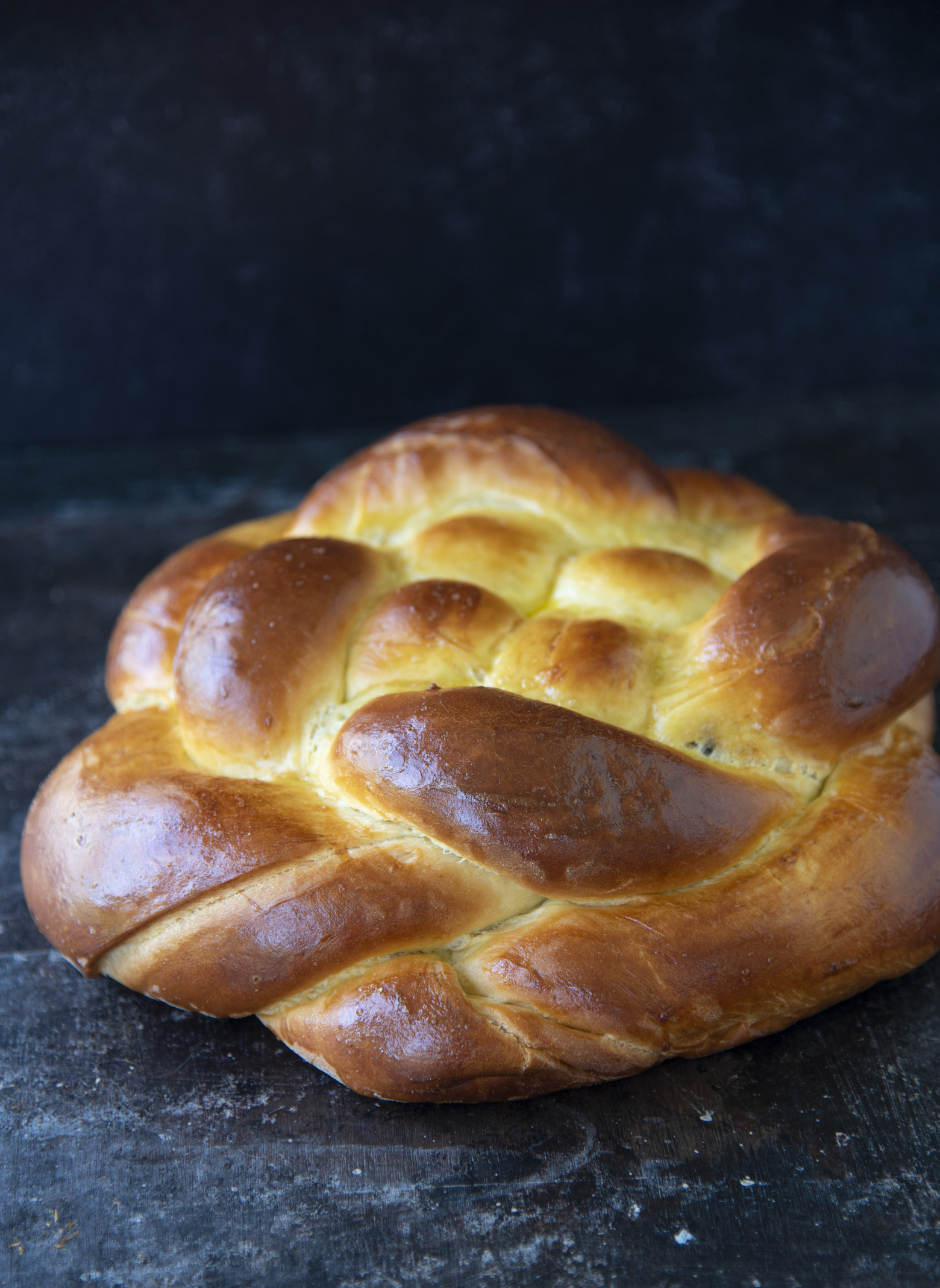 Orange Blossom Chocolate Challah Bread 